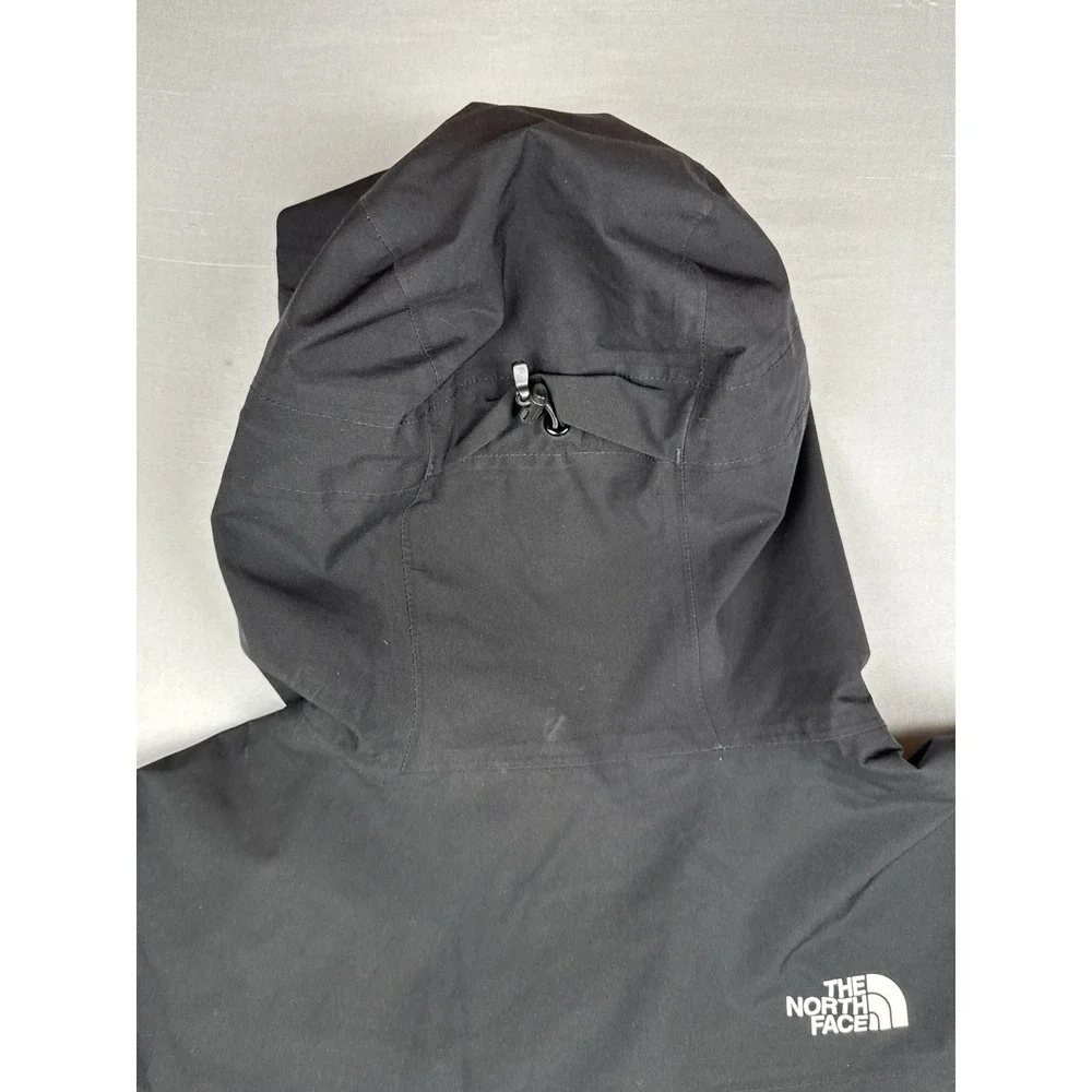 North Face Active Stretch Rain Shell Dryvent Waterproof Hoodie Jacket Black